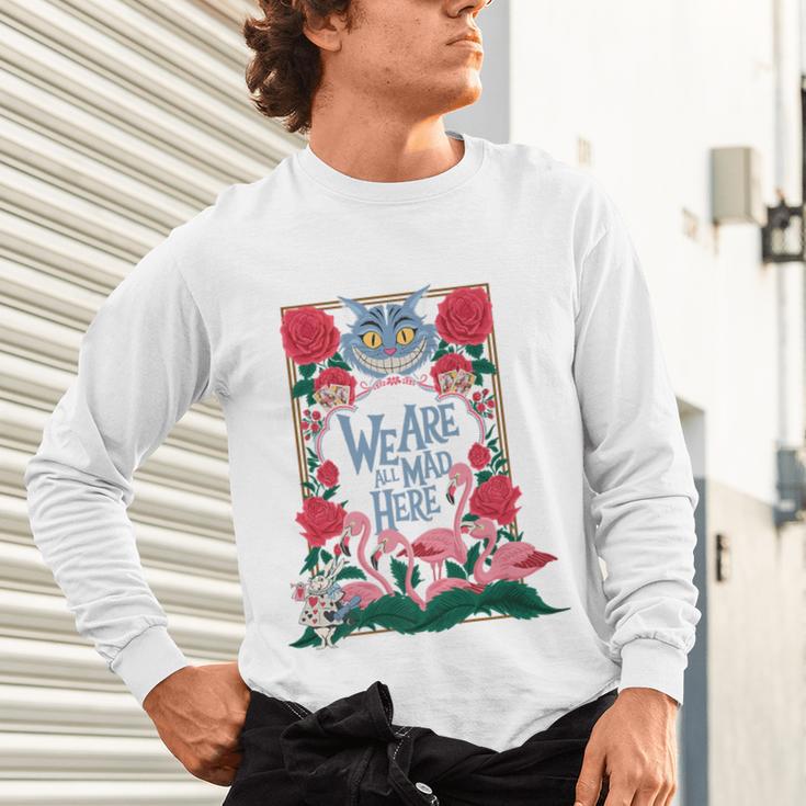Cheshire Cat Alice In Wonderland Vintage Book Premium Unisex Long Sleeve T-Shirt