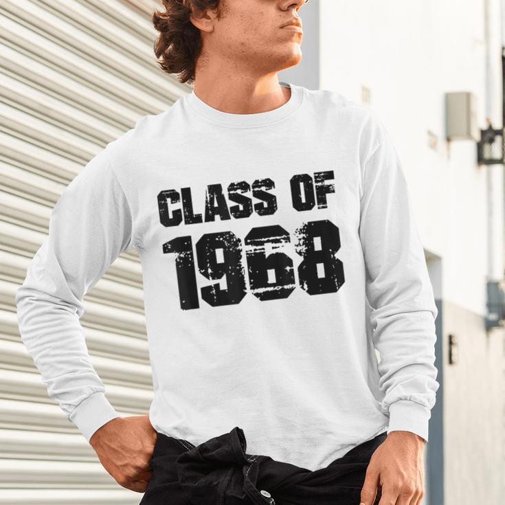 Class Of 1968 High School College Graduation Reunion Unisex Long Sleeve T-Shirt