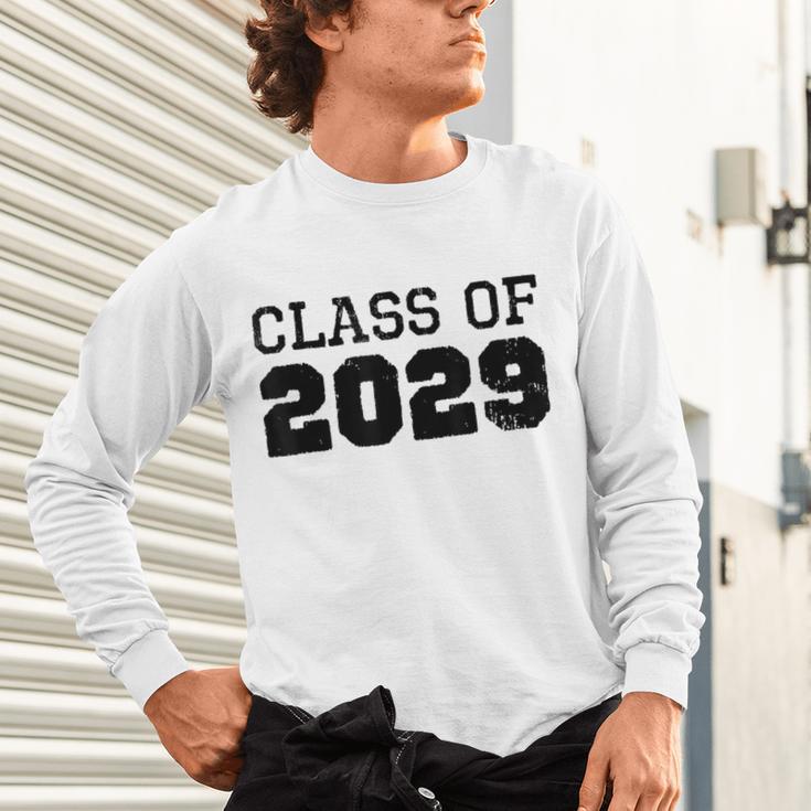 Class Of 2029 Future Graduation Vintage T-Shirt Unisex Long Sleeve T-Shirt