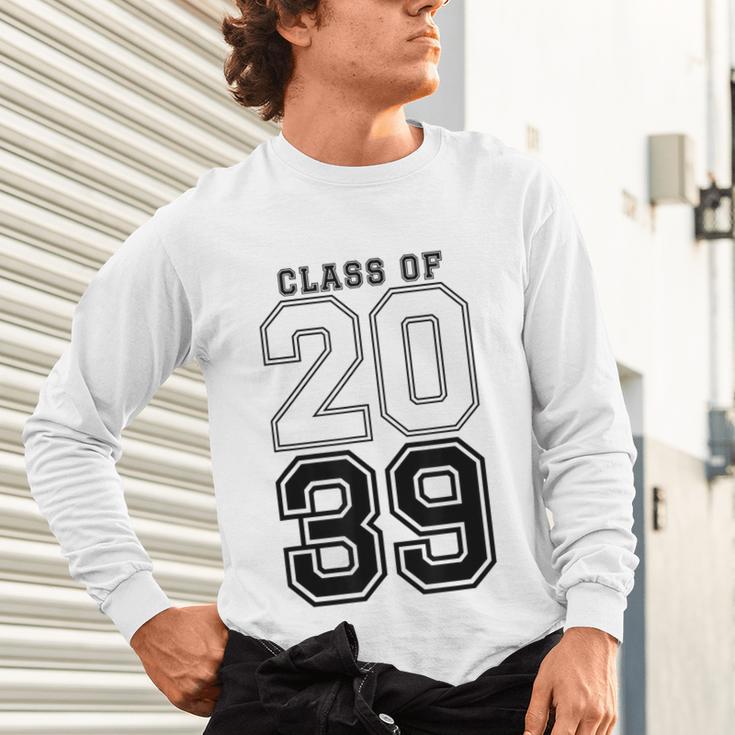 Class Of 2039 Blue Graduation Senior Student Tee Unisex Long Sleeve T-Shirt