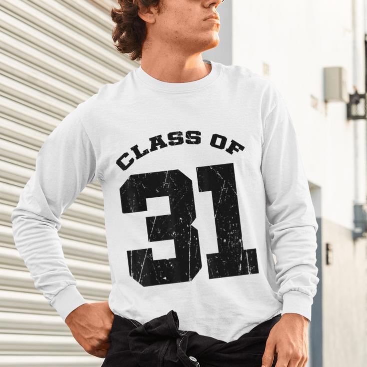 Class Of 31 Date High School Kindergarten Graduation Shirt Unisex Long Sleeve T-Shirt
