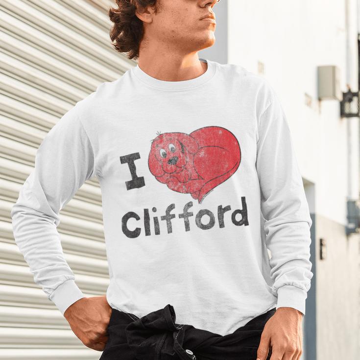 Clifford The Big Red Dog I Heart Clifford Childrens Books Unisex Long Sleeve T-Shirt