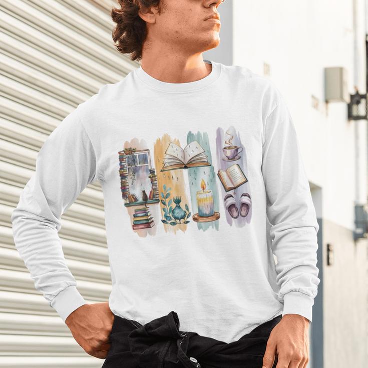 Coquette Bookworm Reading Enthusiast Book Lover Book Unisex Long Sleeve T-Shirt Coquette Bookworm Reading Enthusiast Book Lover Book Unisex Long Sleeve T-Shirt