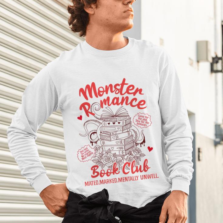Dark Romance Reader Reading Monster Romance Book Club Unisex Long Sleeve T-Shirt Dark Romance Reader Reading Monster Romance Book Club Unisex Long Sleeve T-Shirt