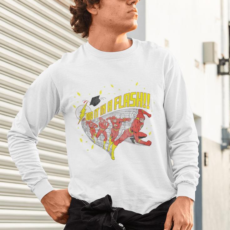 DC Comics The Flash Graduation Did It In A Flash Unisex Long Sleeve T-Shirt