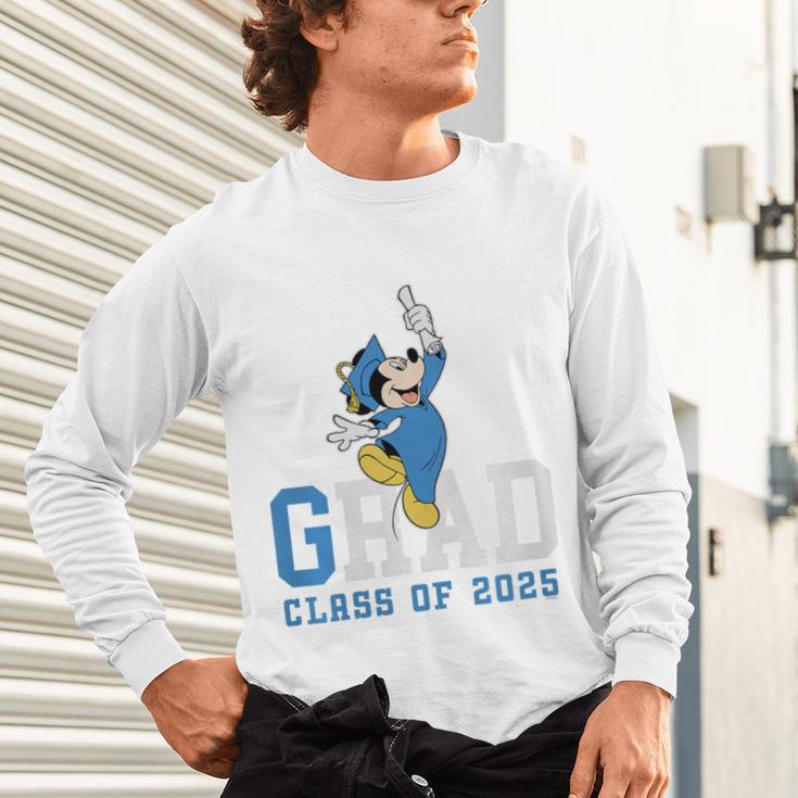Disney Mickey Mouse 2025 Graduation Class Of '25 Rad Grad Premium Tri-Blend Unisex Long Sleeve T-Shirt