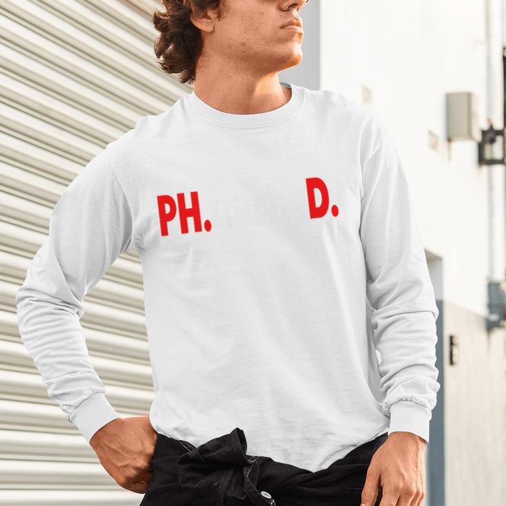 Doctorate PhinisheD PhD Graduation Premium Unisex Long Sleeve T-Shirt