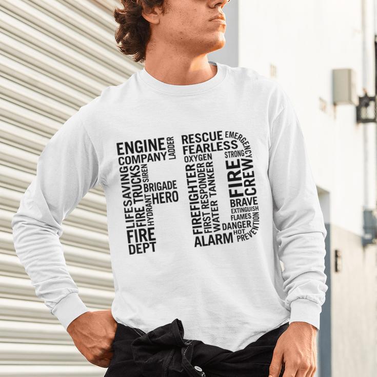 Fire Academy Graduation T-Shirt Firefighter Support Tee Unisex Long Sleeve T-Shirt