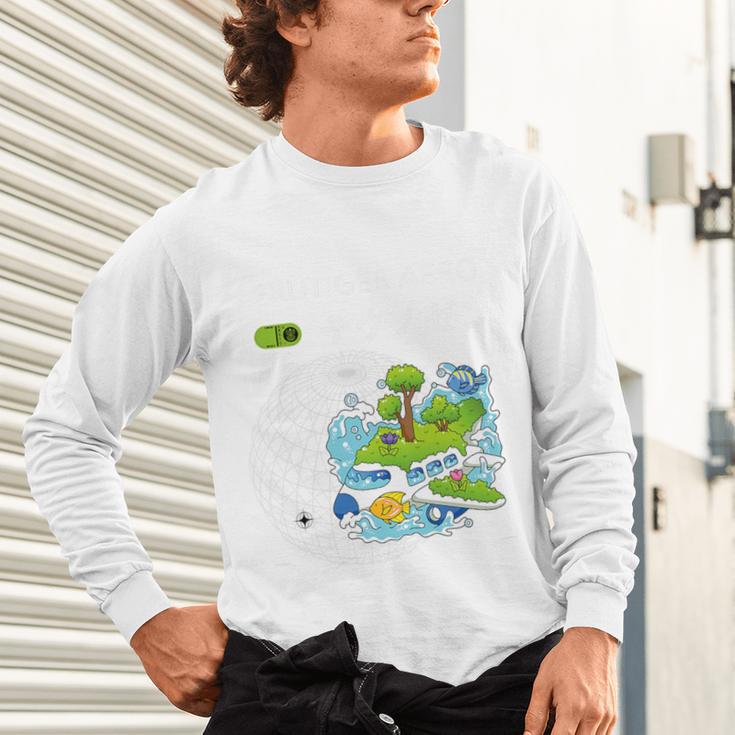 Frutiger Aero Y2K Fashion Trends Statement Piece Tech Orbite Premium Tri-Blend Unisex Long Sleeve T-Shirt Frutiger Aero Y2K Fashion Trends Statement Piece Tech Orbite Premium Tri-Blend Unisex Long Sleeve T-Shirt