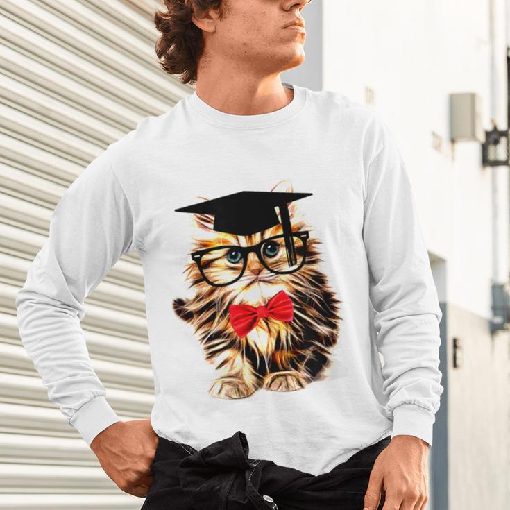 Graduation Cat Class Of 2023 Unisex Long Sleeve T-Shirt