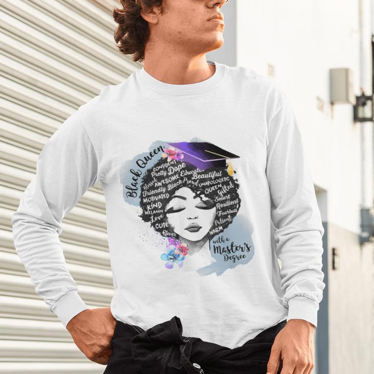 Graduation Masters Degree Woman Queen Graduate 2025 Unisex Long Sleeve T-Shirt