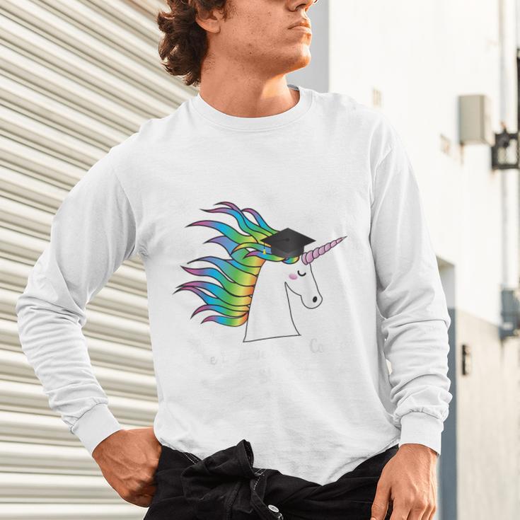Graduation Unicorn Shirt She Believed Did School 2017 Unisex Long Sleeve T-Shirt