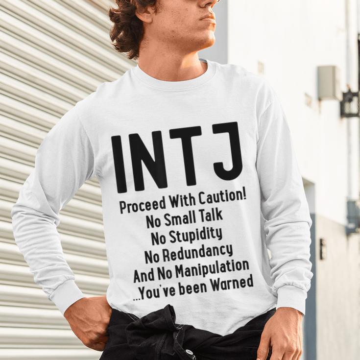INTJ Rules Architect Personality Type Introvert Unisex Long Sleeve T-Shirt