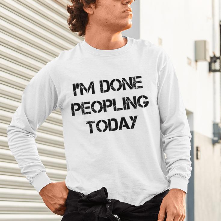Introvert Design For Introverted Men And Women Unisex Long Sleeve T-Shirt Introvert Design For Introverted Men And Women Unisex Long Sleeve T-Shirt