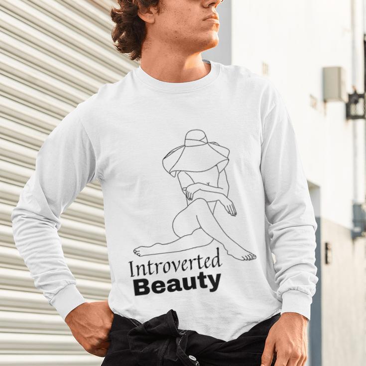 Introvert Health Aware Acceptance Beauty Art Unisex Long Sleeve T-Shirt Introvert Health Aware Acceptance Beauty Art Unisex Long Sleeve T-Shirt