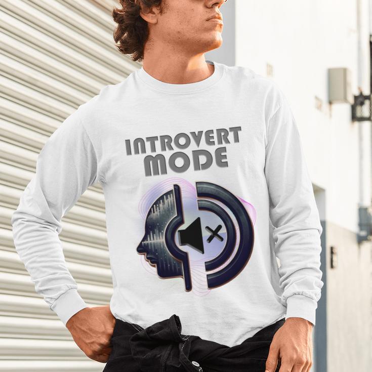 Introvert Mode Finding Inner Peace In Silence Unisex Long Sleeve T-Shirt Introvert Mode Finding Inner Peace In Silence Unisex Long Sleeve T-Shirt