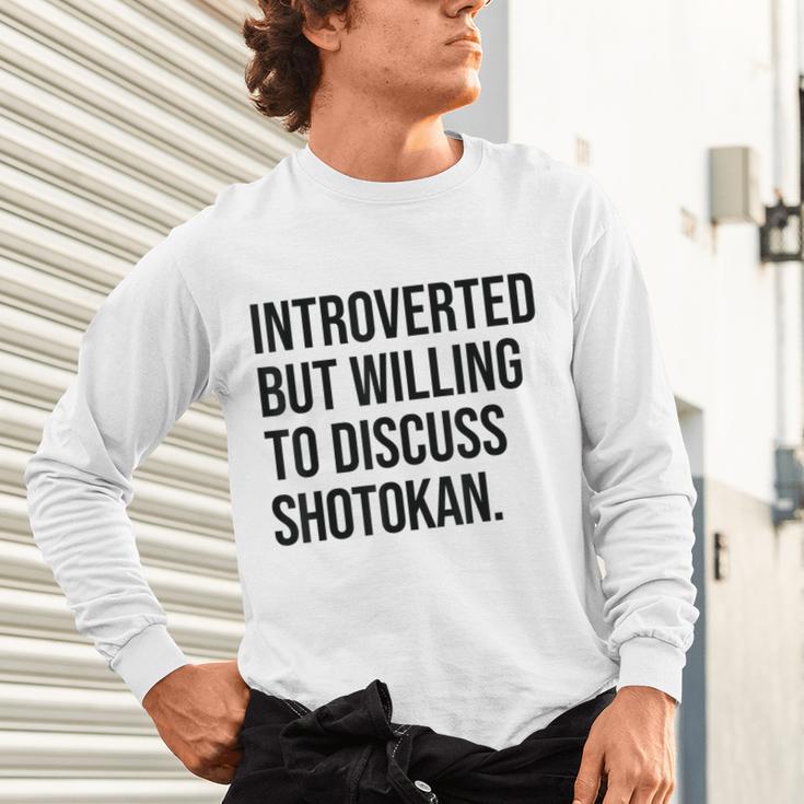 Introverted Shotokan Karate Introvert Unisex Long Sleeve T-Shirt Introverted Shotokan Karate Introvert Unisex Long Sleeve T-Shirt