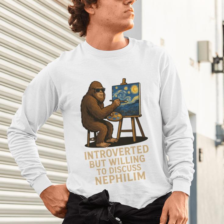 Introverted But Willing To Discuss Nephilim Unisex Long Sleeve T-Shirt