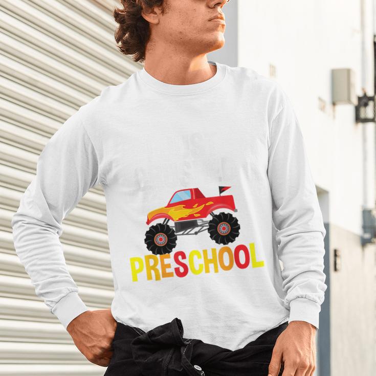 I Just Crushed Preschool Monster Graduation Pre-K Shirt Unisex Long Sleeve T-Shirt