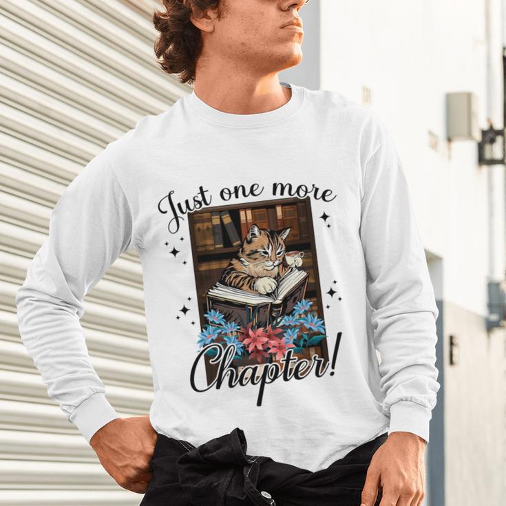 Just One More Chapter Cat Reading Books Coffee Lovers Premium Tri-Blend Unisex Long Sleeve T-Shirt Just One More Chapter Cat Reading Books Coffee Lovers Premium Tri-Blend Unisex Long Sleeve T-Shirt