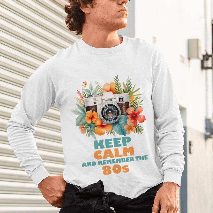 Keep Calm And Remember The 80s Retro Vintage Nostalgia Premium Unisex Long Sleeve T-Shirt Keep Calm And Remember The 80s Retro Vintage Nostalgia Premium Unisex Long Sleeve T-Shirt