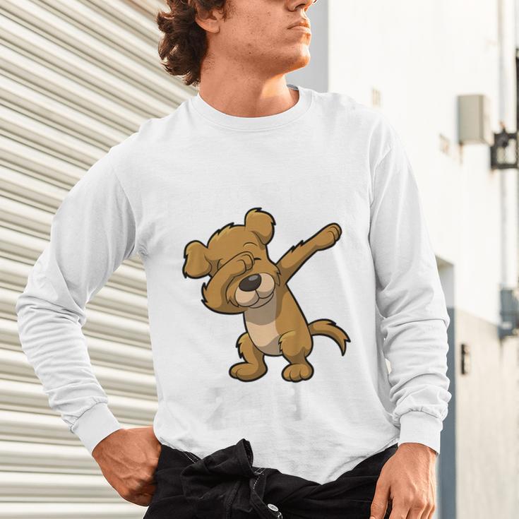 Kids Class Of 2031 Shirt Graduation Dabbing Dog Shirt Unisex Long Sleeve T-Shirt