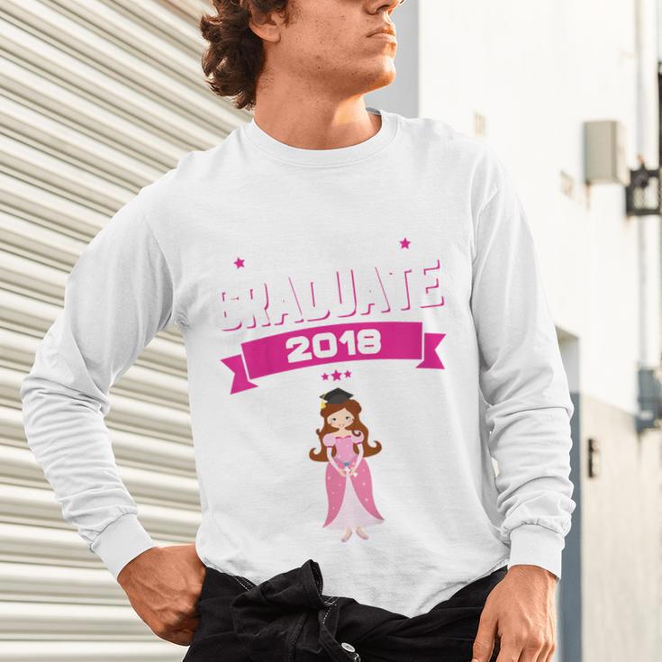 Kids Princess Girl Preschool Graduate 2018 Graduation Pre-K Unisex Long Sleeve T-Shirt