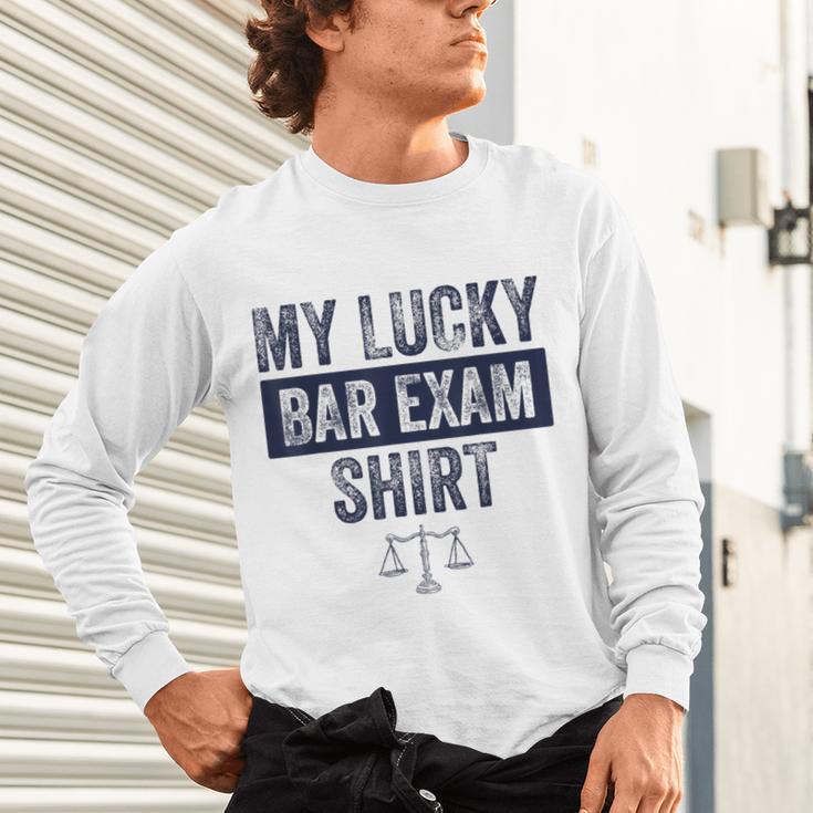 Law School Graduation Him Her Lucky Bar Exam Unisex Long Sleeve T-Shirt