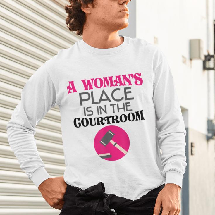 Lawyer Attorney Law School Graduation Female Women Unisex Long Sleeve T-Shirt