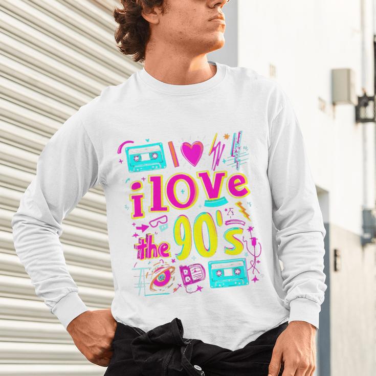 I Love The 90'S 90s Nostalgia Premium Tri-Blend Unisex Long Sleeve T-Shirt I Love The 90'S 90s Nostalgia Premium Tri-Blend Unisex Long Sleeve T-Shirt