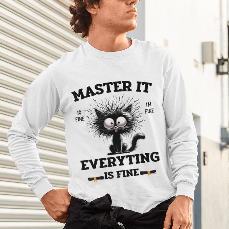 Masters Mastered It Graduate Master Degree Graduation Unisex Long Sleeve T-Shirt