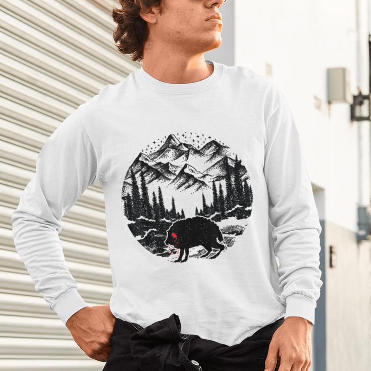 Monster Squonk In Forest Folklore Cryptid Introvert Unisex Long Sleeve T-Shirt Monster Squonk In Forest Folklore Cryptid Introvert Unisex Long Sleeve T-Shirt