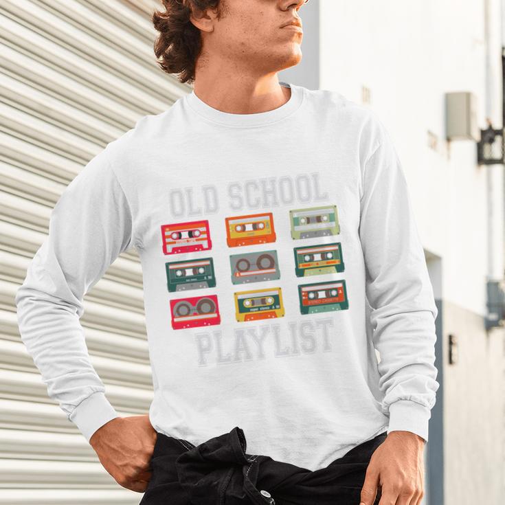 Old School Playlist Nostalgia Vibes Cassette Unisex Long Sleeve T-Shirt Old School Playlist Nostalgia Vibes Cassette Unisex Long Sleeve T-Shirt