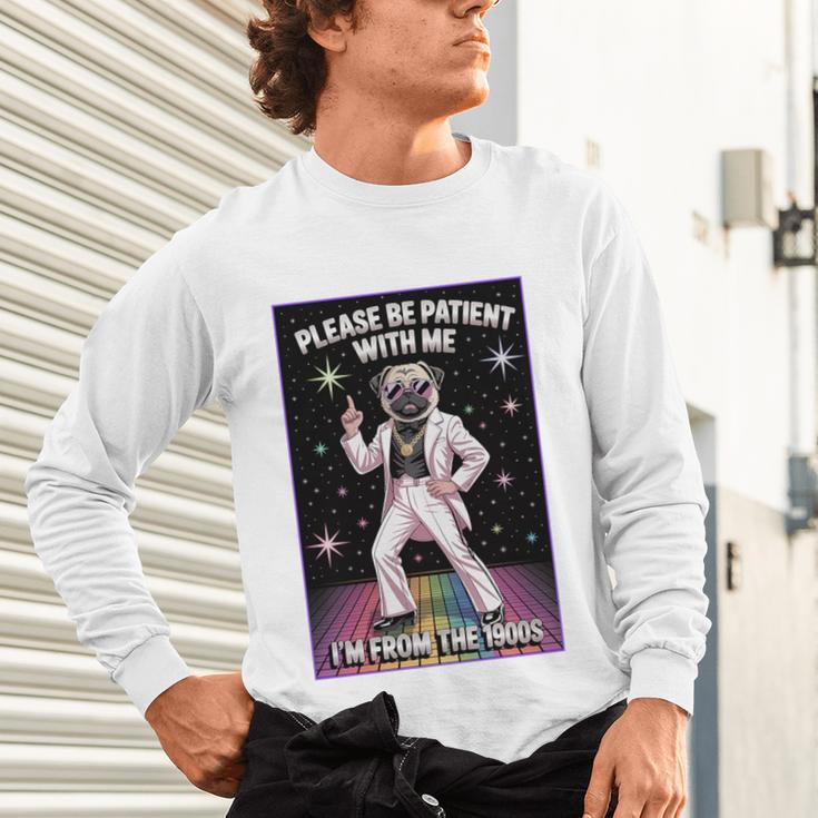 Be Patient With Me I'm From The 1900s Birthday Premium Tri-Blend Unisex Long Sleeve T-Shirt
