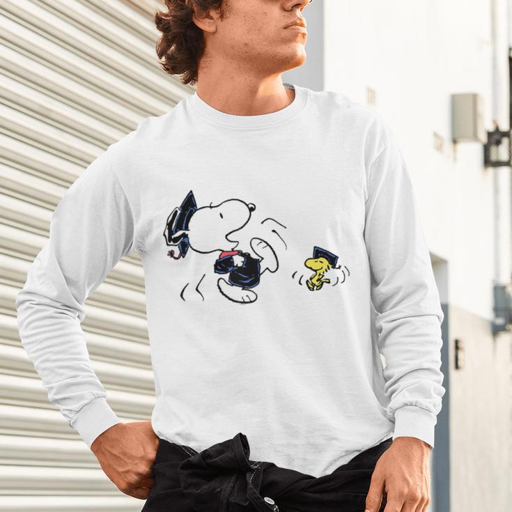 Peanuts Graduation Squad Snoopy Woodstock Raglan Baseball Tee Unisex Long Sleeve T-Shirt