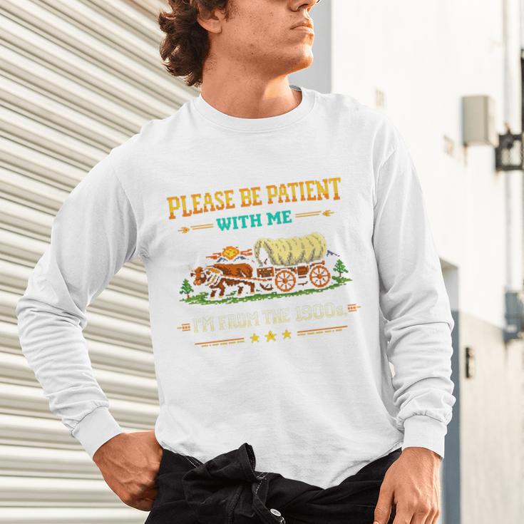Please Be Patient With Me I'm From The 1900s Classic Game Premium Tri-Blend Unisex Long Sleeve T-Shirt
