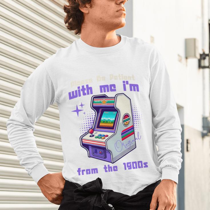 Please Be Patient With Me I'm From The 1900s Gamer Gaming Premium Unisex Long Sleeve T-Shirt Please Be Patient With Me I'm From The 1900s Gamer Gaming Premium Unisex Long Sleeve T-Shirt