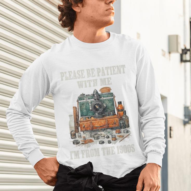Please Be Patient With Me I'm From The 1900s Photographer Premium Unisex Long Sleeve T-Shirt Please Be Patient With Me I'm From The 1900s Photographer Premium Unisex Long Sleeve T-Shirt