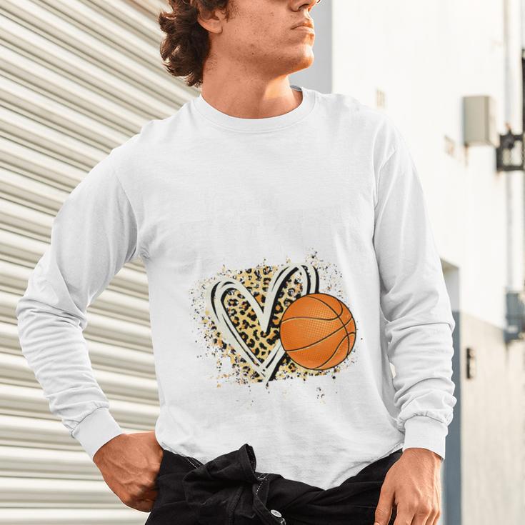 Proud Aunt Of A 2026 Senior Basketball Graduation Leopard Premium Tri-Blend Unisex Long Sleeve T-Shirt