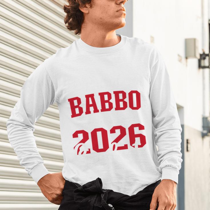 Proud Babbo Of a Class Of 2026 Graduate For Graduation Unisex Long Sleeve T-Shirt