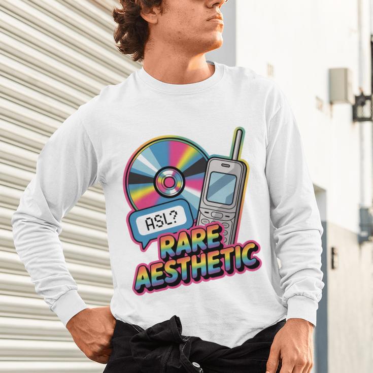 Rare Aesthetic Retro Nostalgia Y2K Vibes Unisex Long Sleeve T-Shirt