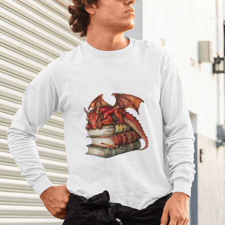 I Read Because Roasting People Is Frowned Upon Dragon Book Premium Tri-Blend Unisex Long Sleeve T-Shirt
