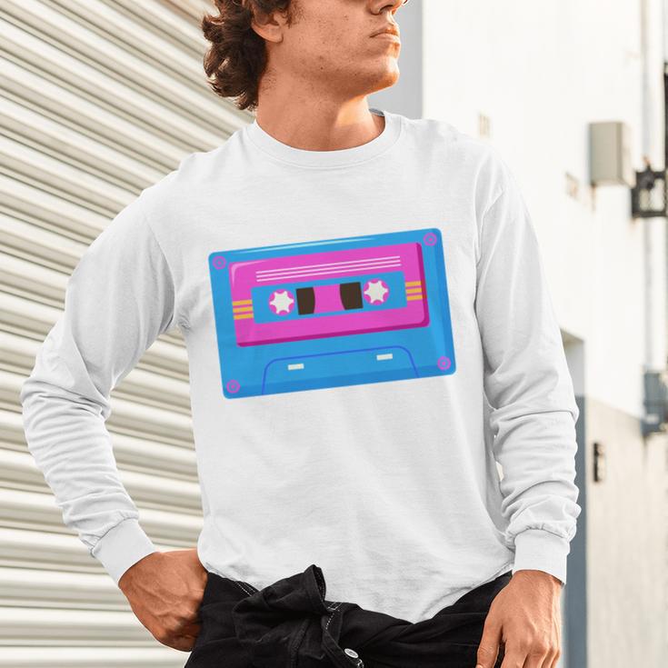 Retro Cassette Tape Tee 90s Nostalgia Aesthetic Unisex Long Sleeve T-Shirt