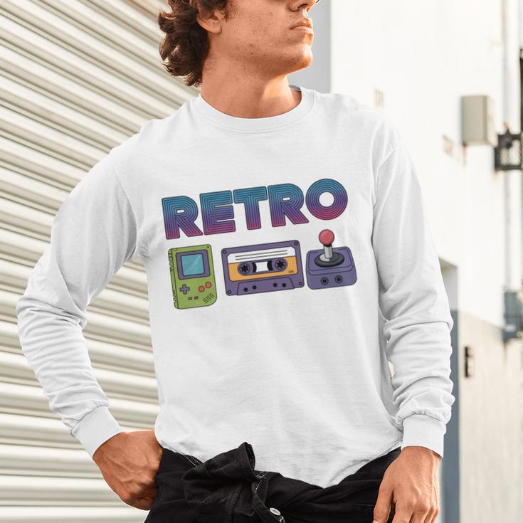 Retro Gaming Nostalgia Tee Perfect For 90s Lovers Unisex Long Sleeve T-Shirt Retro Gaming Nostalgia Tee Perfect For 90s Lovers Unisex Long Sleeve T-Shirt