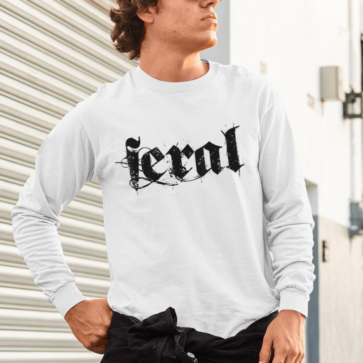 Sarcasm Women Introvert Wild Men Feral Unisex Long Sleeve T-Shirt