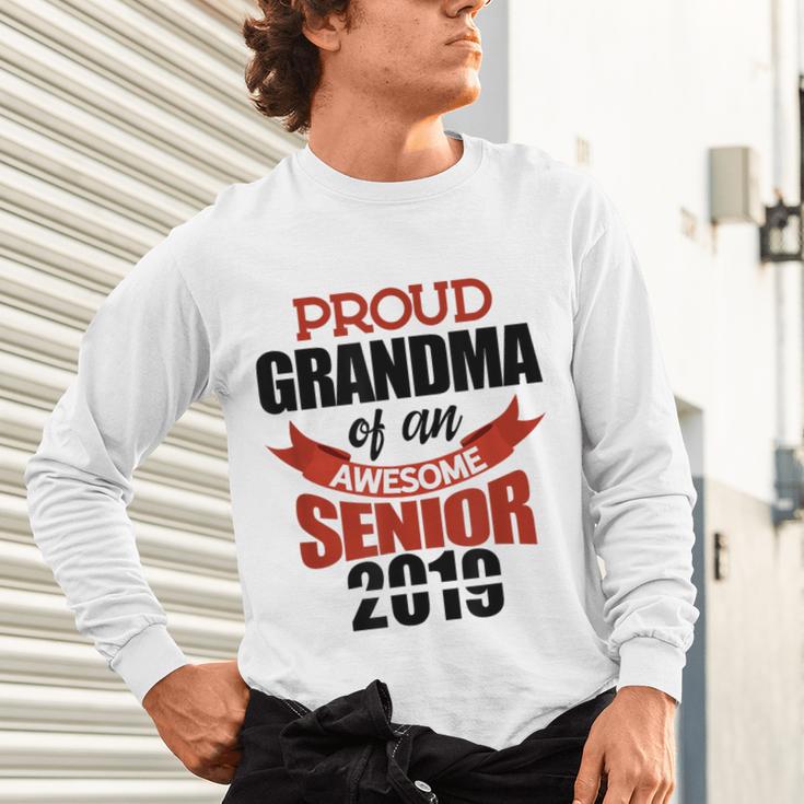 Senior Class Of 2019 Tshirt Graduation Awesome Grandma Unisex Long Sleeve T-Shirt