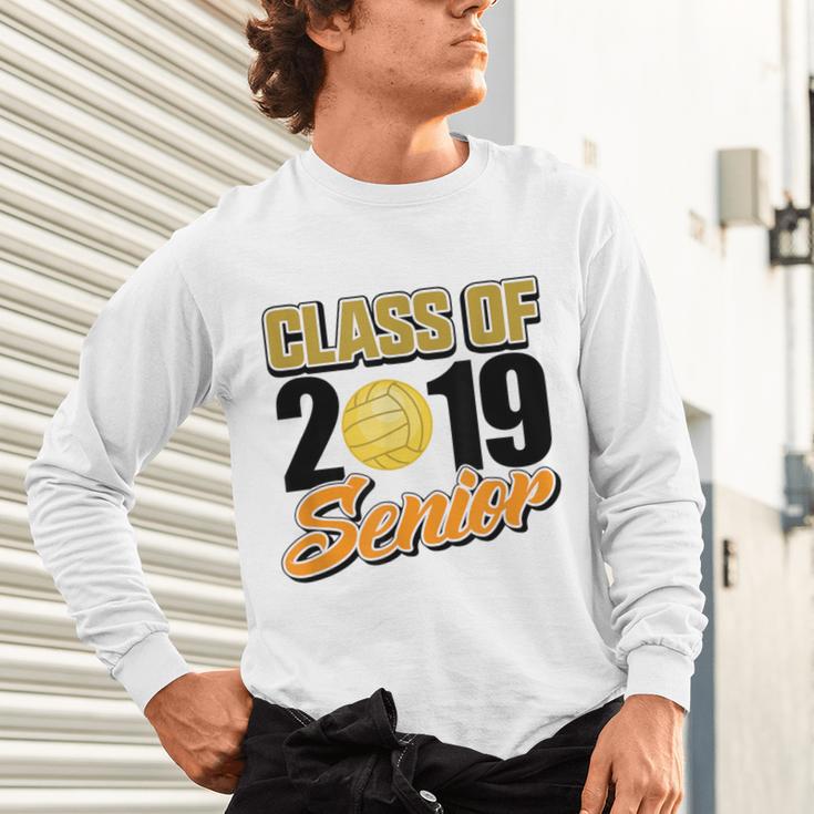 Senior Class Of 2019 Tshirt Graduation School Volleyball Unisex Long Sleeve T-Shirt