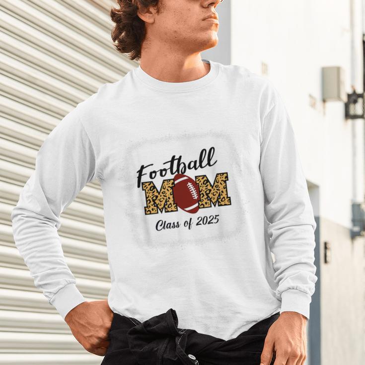 Senior Football Mom Class Of 2025 Graduation Graduate Unisex Long Sleeve T-Shirt