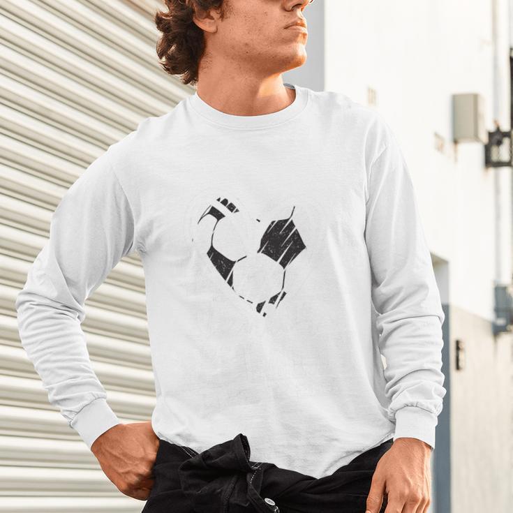 Senior Mommy Class Of 2026 Soccer Graduation Heart Premium Tri-Blend Unisex Long Sleeve T-Shirt