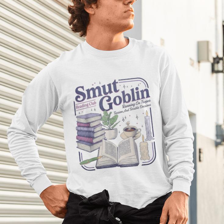 Smut Goblin Reading Club Book Lover Dark Academia Unisex Long Sleeve T-Shirt Smut Goblin Reading Club Book Lover Dark Academia Unisex Long Sleeve T-Shirt